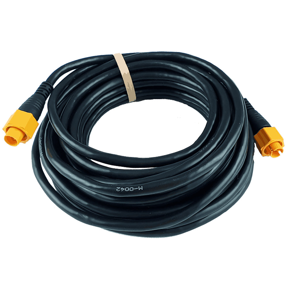 Lowrance ETHEXT-50YL 50' 15.5M Ethernet Cable with 5-Pin Yellow Connectors (000-0127-37)