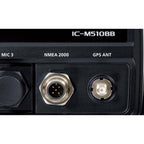 Icom M510BB Black Box High-Performance Extendable VHF & AIS Marine Tranceiver with Black CommandMic and 3 CommandMic Ports (M510BB 21 USA)