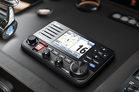 Icom IC-M510 EVO VHF Marine Transceiver with Black HM-205RB Speaker Microphone (M510 EVO 41 USA)