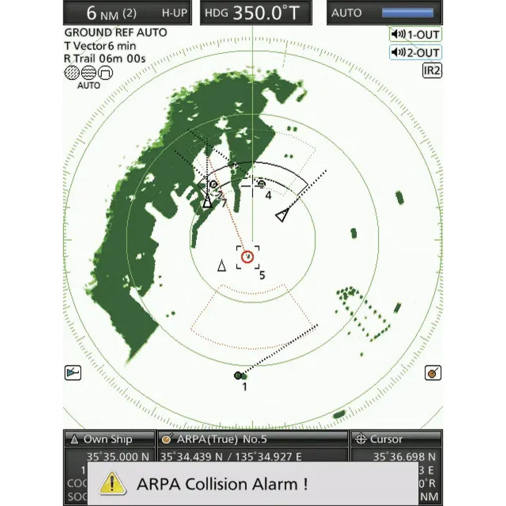 Icom MR-1010RII Marine Radar System with 4kW Radome Scanner and Wide Angle 10.4" Color TFT LCD Display (MR1010R2 23)