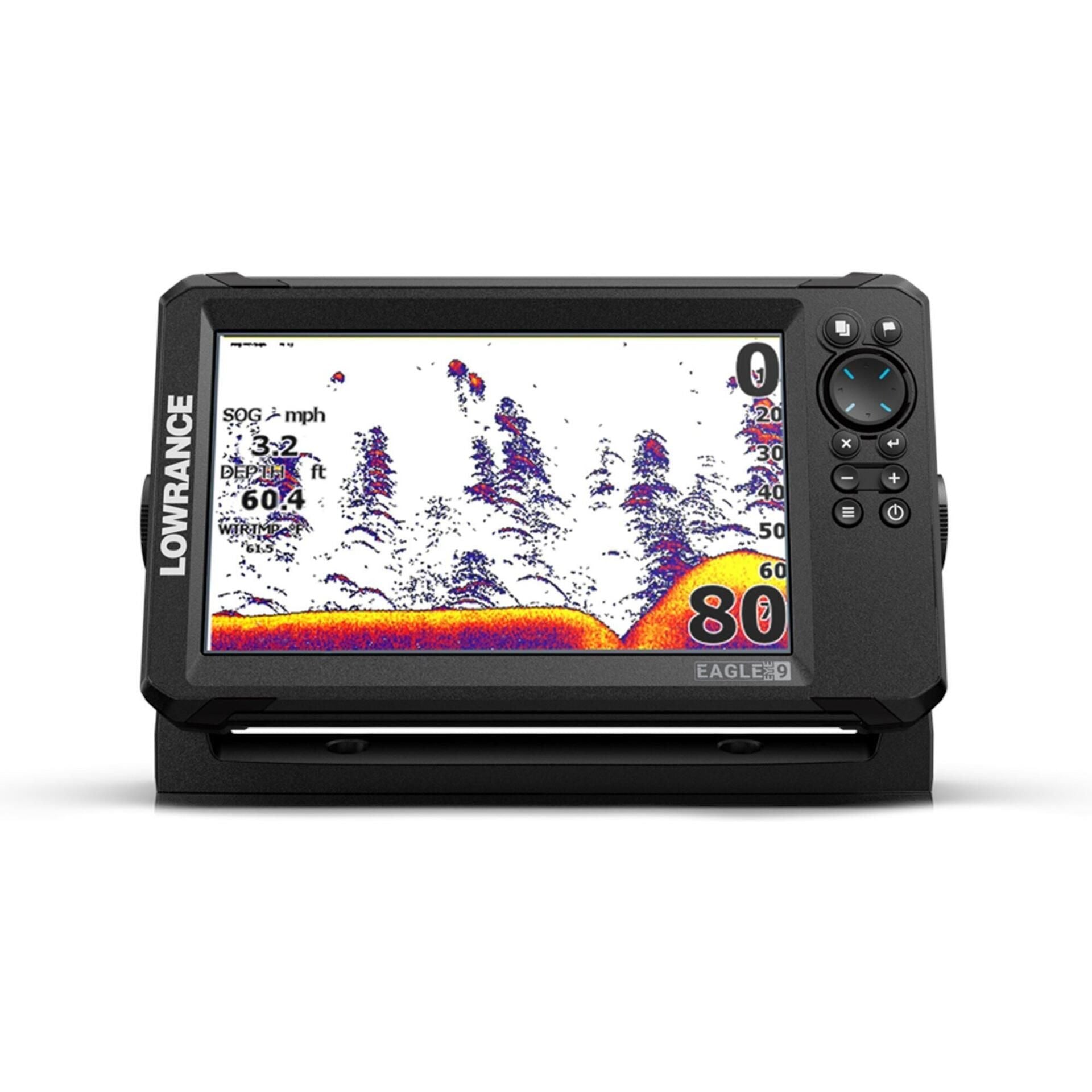 Lowrance Eagle Eye 9 Live with Transom-Mount Transducer and C-MAP Inland Charts (000-16129-001)