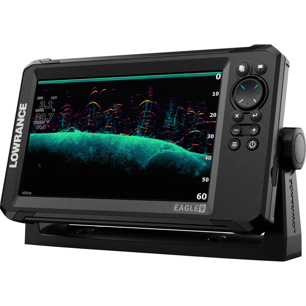 Lowrance Eagle 9 with TripleShot Transom-Mount Transducer and Inland Charts (000-16126-001)