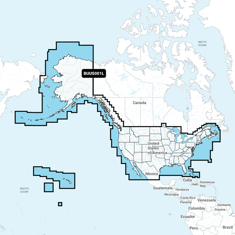 Garmin Navionics+ BUS001L U.S. & Coastal Canada Built-In Chart Updates - microSD/SD & 1-Year Subscription (010-13177-00)