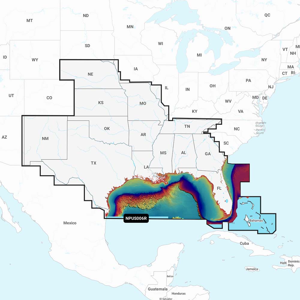 GARMIN Navionics+ U.S. South, Navionics Platinum+ microSD/SD card NPUS006R (010-C1369-40)
