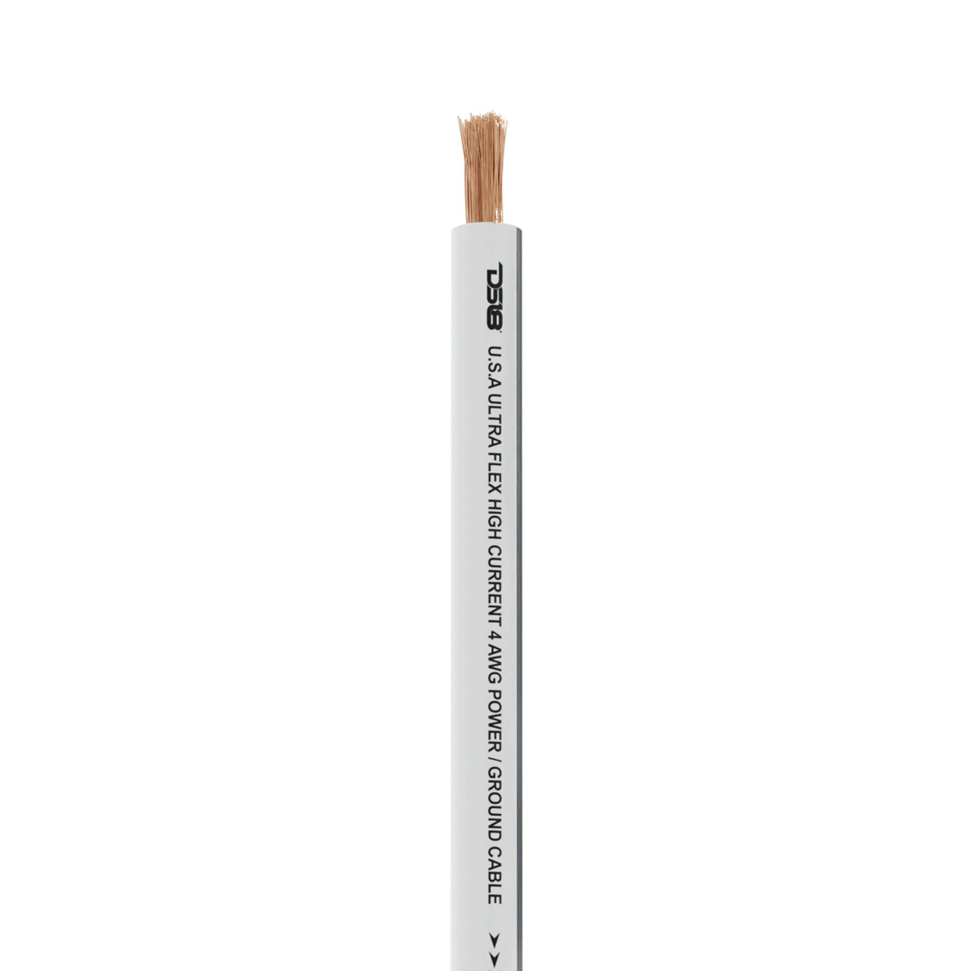DS18 4-GA Marine Grade Tinned 100% Copper OFC Ground Wire -50 Feet (MOFC4GA50G)