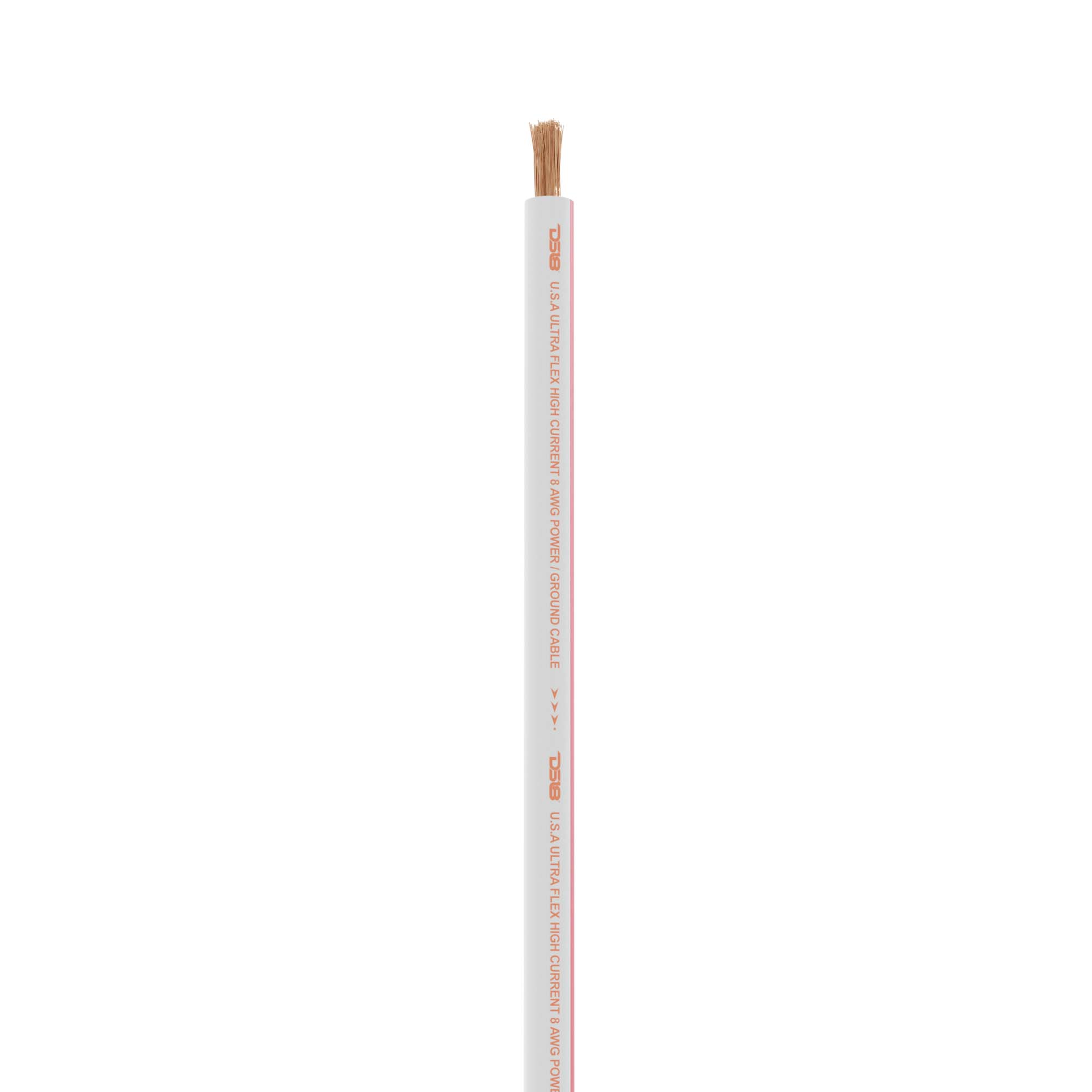 DS18 8-GA Marine Grade Tinned 100% Copper OFC Power Wire -100 Feet (MOFC8GA100P)