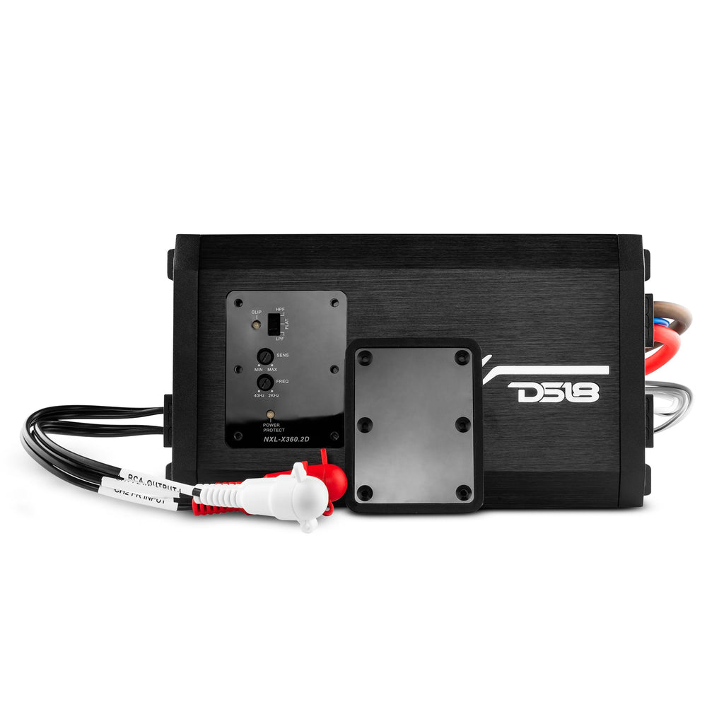 DS18 HYDRO 2 Channel Full-Range Class D Waterproof Marine Amplifier - 1000W (NXL-X360.2D)