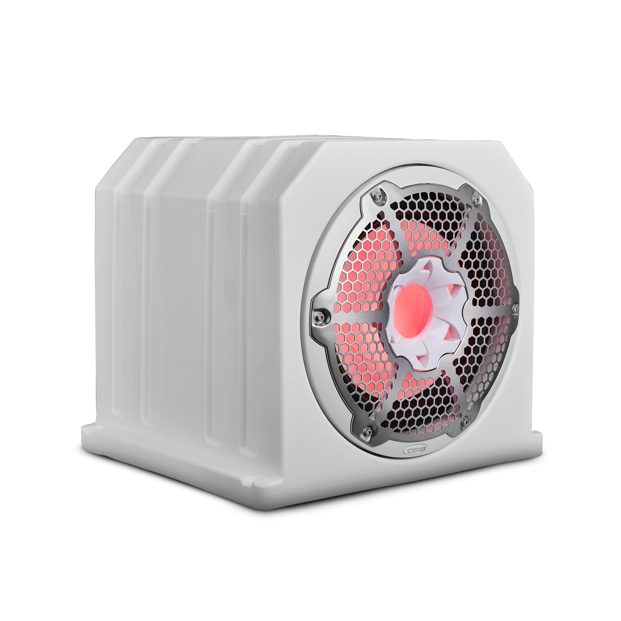 DS18 HYDRO 10" Marine Sub Box with RGB Lighting - White (NXL-10SUBLD/W)
