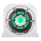DS18 HYDRO 10" Marine Sub Box with RGB Lighting - White (NXL-10SUBLD/W)