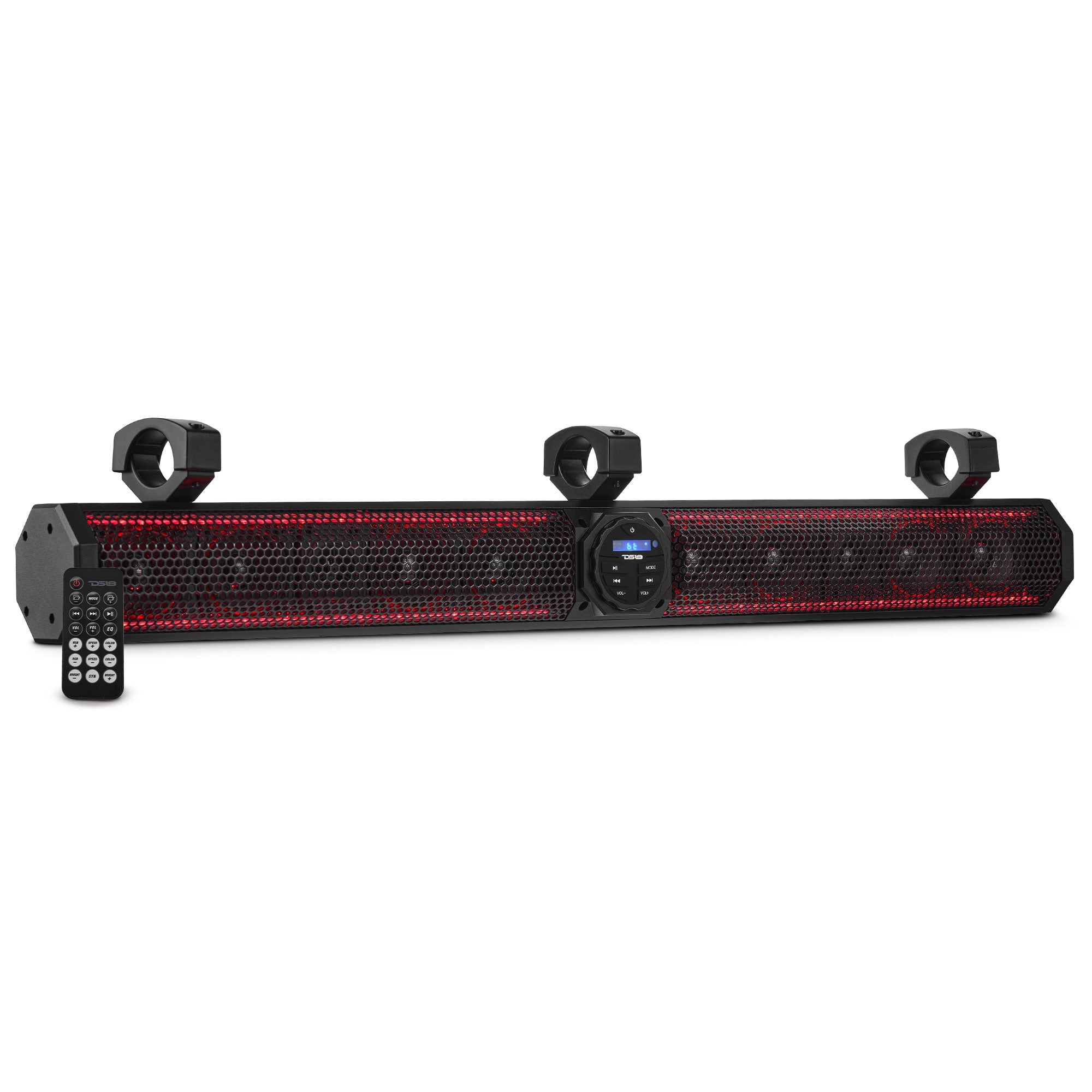 DS18 37" Marine Amplified Sound Bar with Bluetooth 1200W with 10 Speaker System and RGB LED (SB37BTXRGB)
