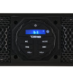 DS18 37" Marine Amplified Sound Bar with Bluetooth 1200W with 10 Speaker System and RGB LED (SB37BTXRGB)