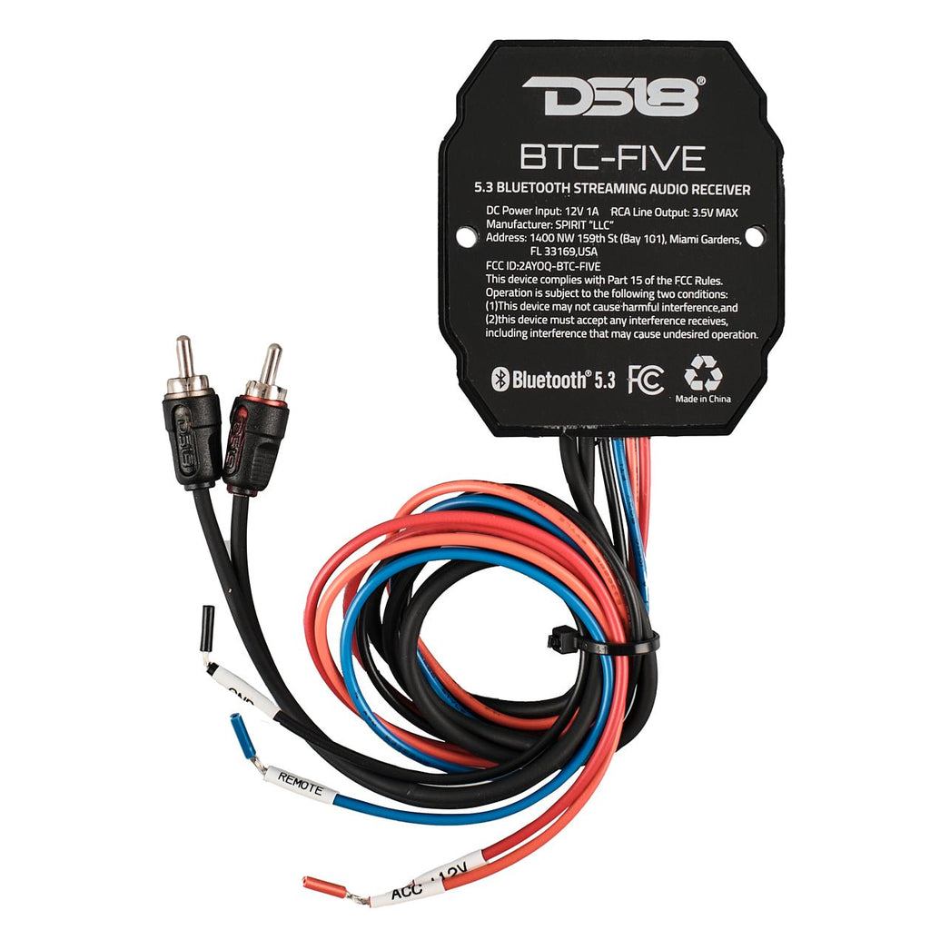 DS18 Universal Wireless Bluetooth 5.3 Audio Receiver (BTC-FIVE)