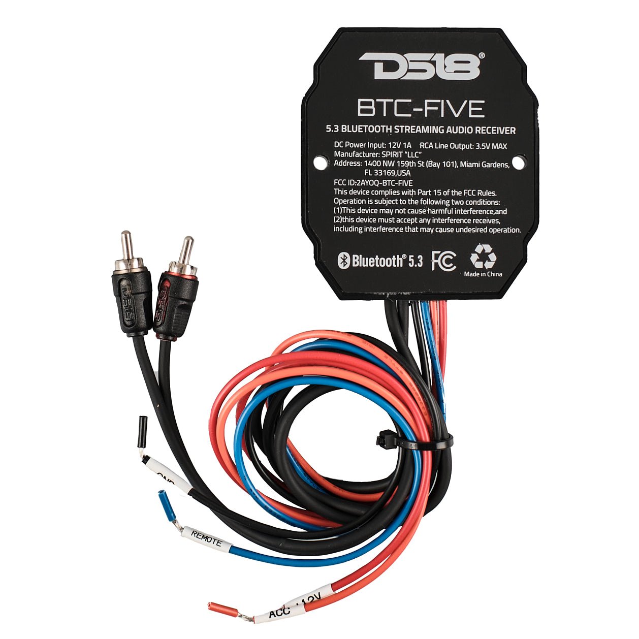 DS18 Universal Wireless Bluetooth 5.3 Audio Receiver (BTC-FIVE)