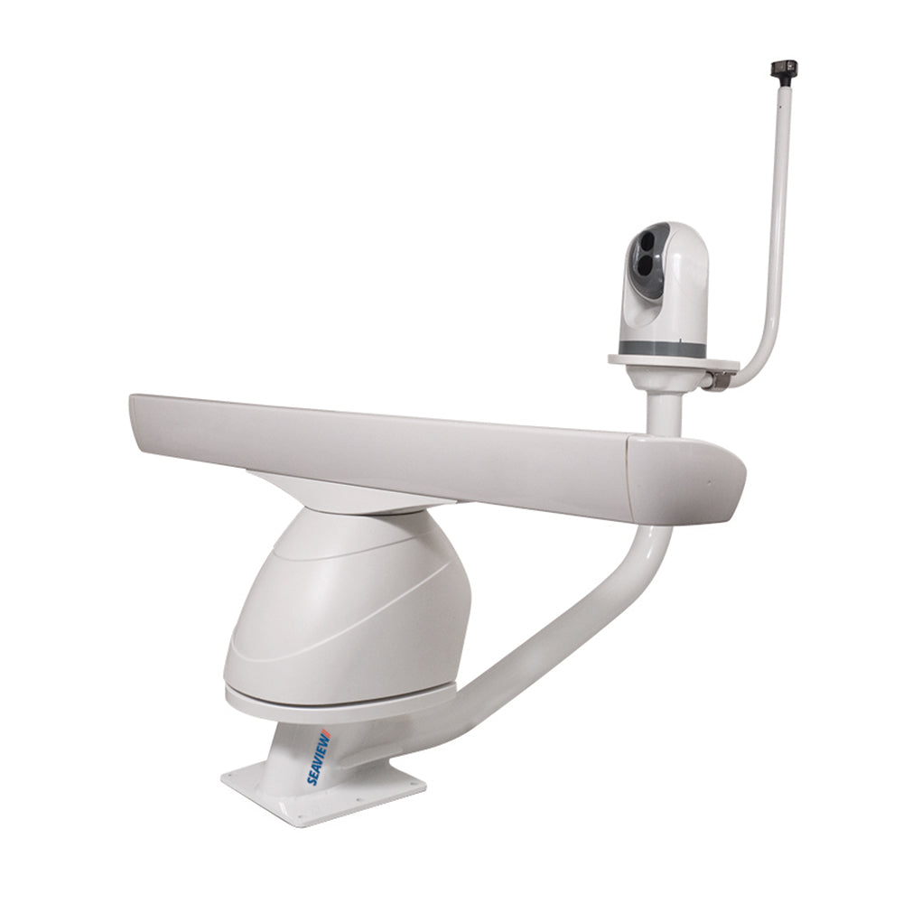 Seaview Dual Mount AFT Leaning for Closed or Open-Array Radars & Satdomes or Cameras - Requires Top Plate (PMADM3M1)