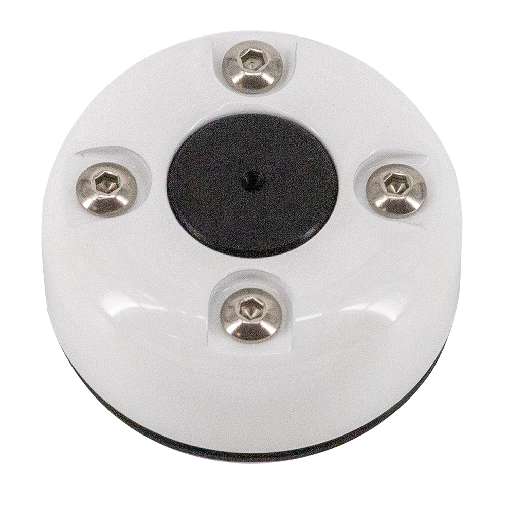 Seaview Cable Seal with Cover - White Powder Coated Stainless Steel for Wire up to 13.5mm/.053" (CG20SW)