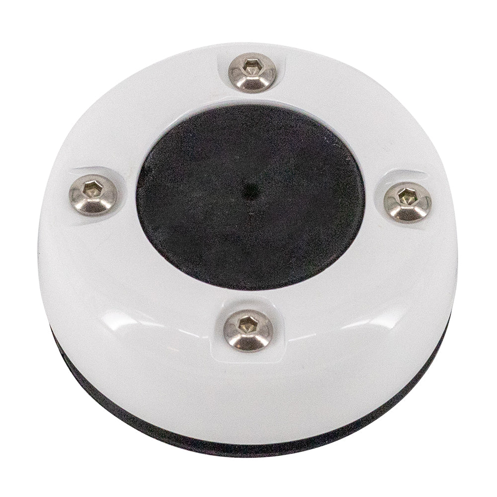 Seaview Cable Seal with Cover - White Powder Coated Stainless Steel for Wire up to 27.55mm/1.08" (CG30SW)