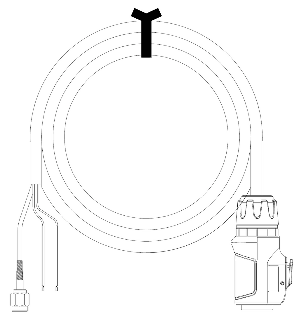 SIONYX 10M (32.8') Power and Analog Video Cable for Nightwave (A015700)
