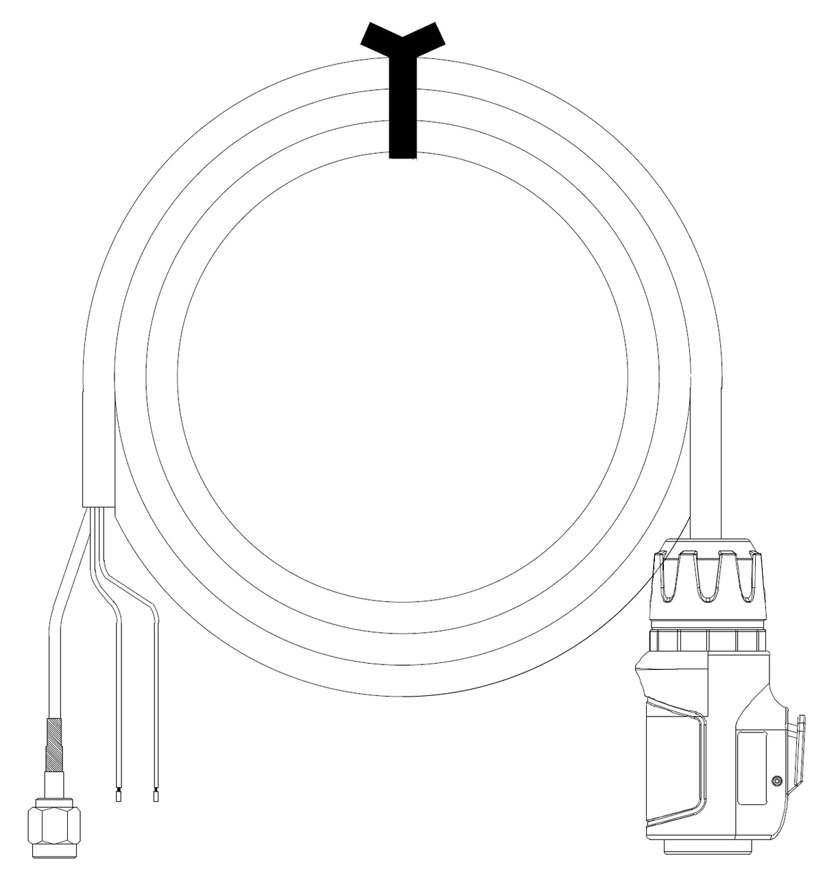 SIONYX 10M (32.8') Power and Analog Video Cable for Nightwave (A015700)