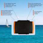 em-trak B922 2W CSTDMA Class B AIS Transceiver with Wi-Fi, Bluetooth and FLEXI-FIT Bracket (430-0003)