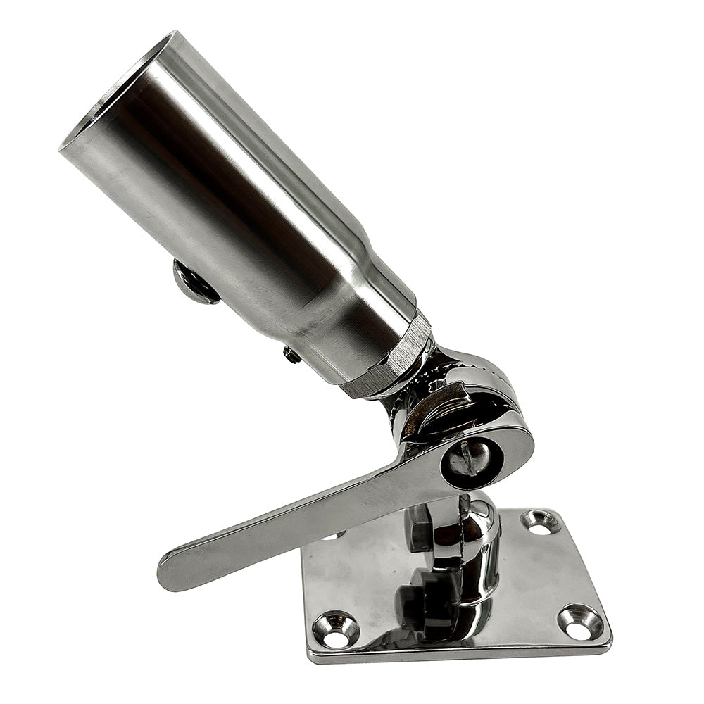 Seaview Starlink Stainless Steel 1"-14 Threaded Adapter & Stainless Steel Ratchet Base (SV114STLKRB)