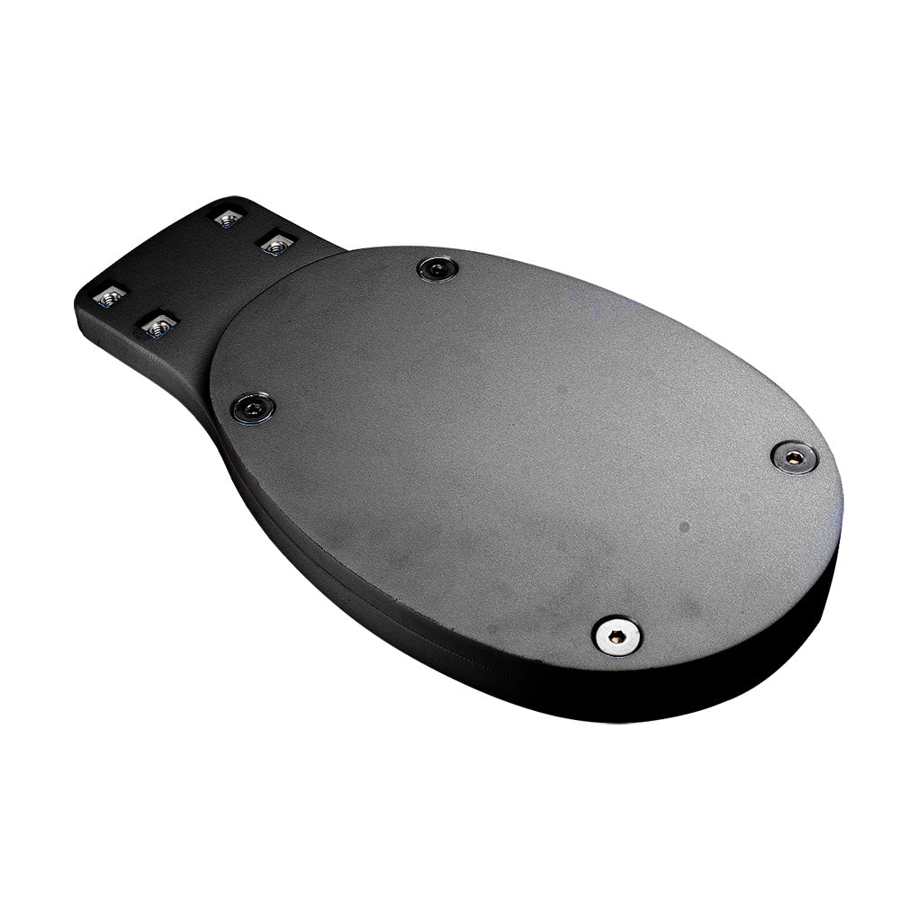 Seaview Plate Black Use for Spotlight, No Holes (ADABLANKBLK)