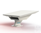 Seaview Aluminum 8° Wedge Base for Starlink Flat High-Performance Antenna - White (SVSLWB)