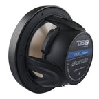 DS18 HYDRO 8" 2-Way Marine Speakers with RGB LED Lights 375W - Matte Black (NXL-8/BK)
