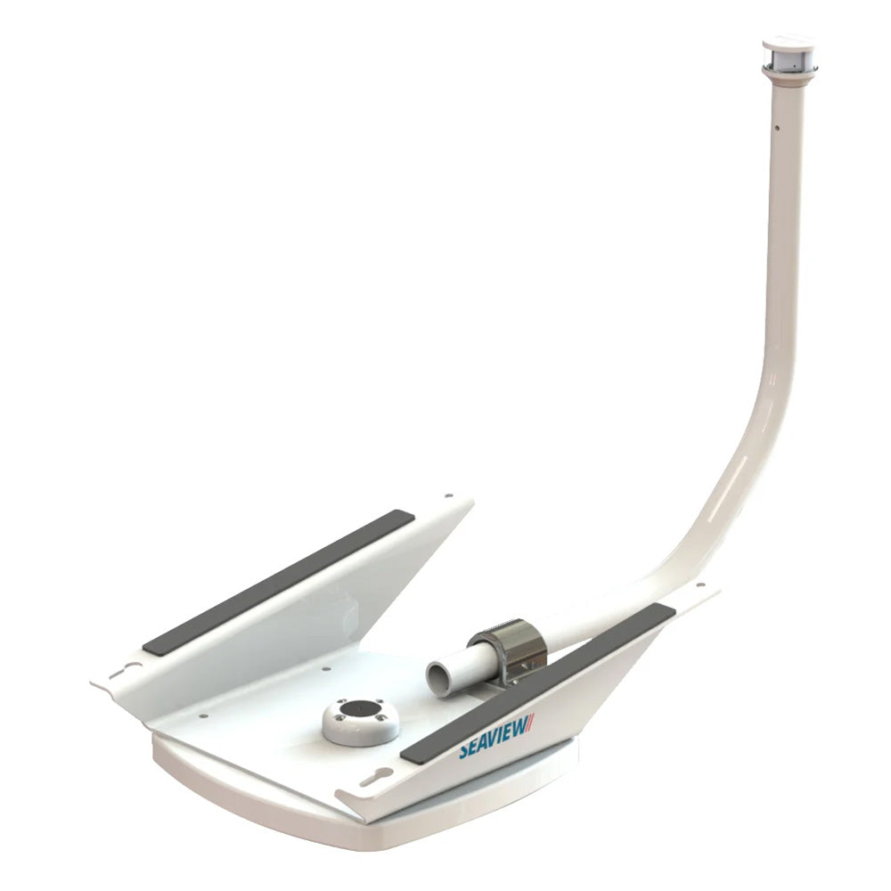 Seaview Wedge Base for Starlink - White with Light Bar and 3nm LED (SVSLWBLED)