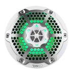 DS18 New Edition HYDRO 6.5" 2-Way Marine Speakers with RGB LED Lighting 300W - White (NXL-6M/WH)