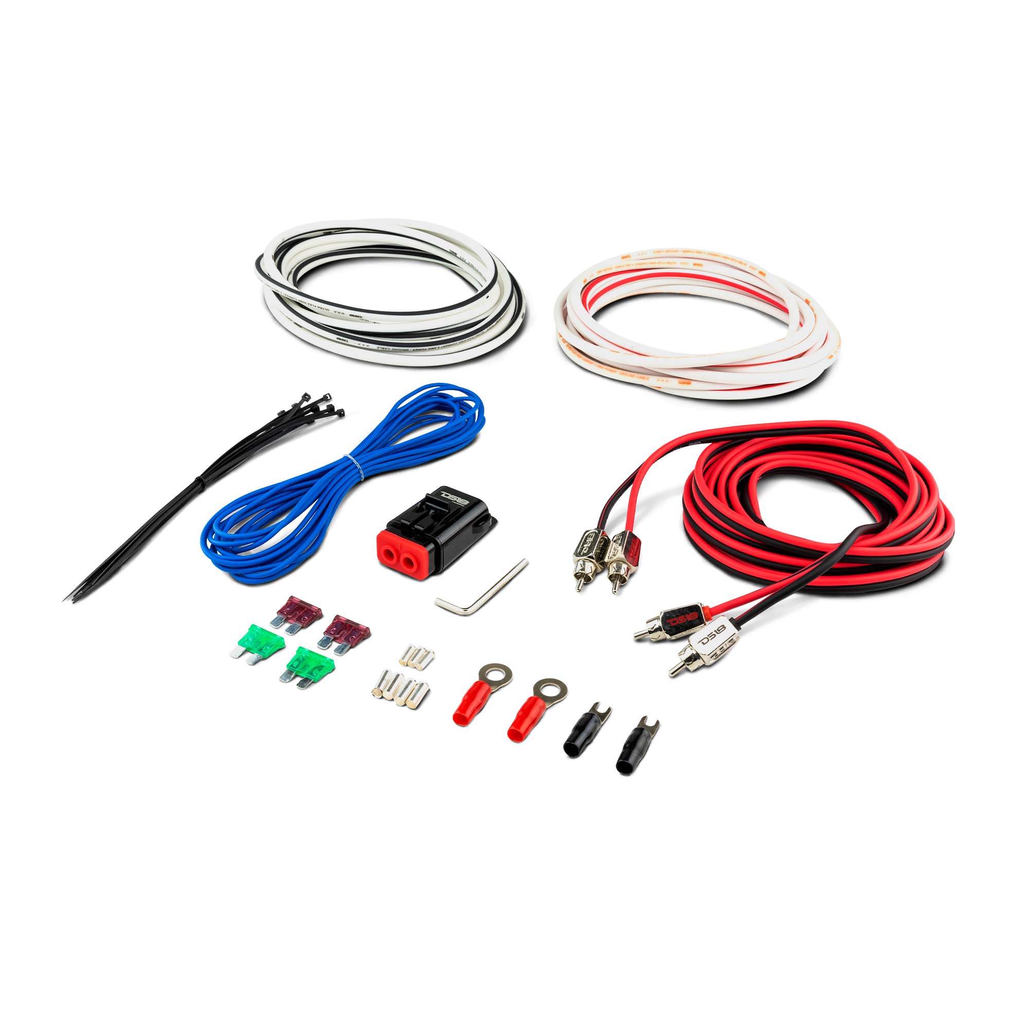 DS18 Hydro Power Amplifier Install Kit - 8GA (MOFCKIT8)