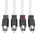 DS18 Marine Tinned OFC RCA Cable - 4 Channel - 6' (MOFCR-6FT.4CH)