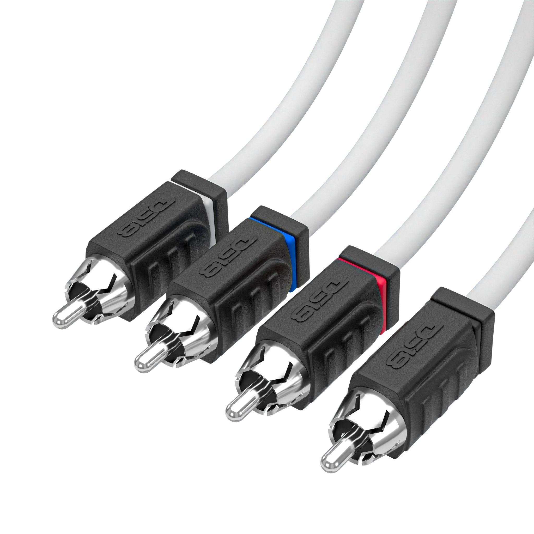 DS18 Marine Tinned OFC RCA Cable - 4 Channel - 6' (MOFCR-6FT.4CH)