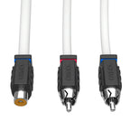DS18 Marine Tinned OFC RCA Cable - 1 Female to 2 Male (MOFCR-1F2M)