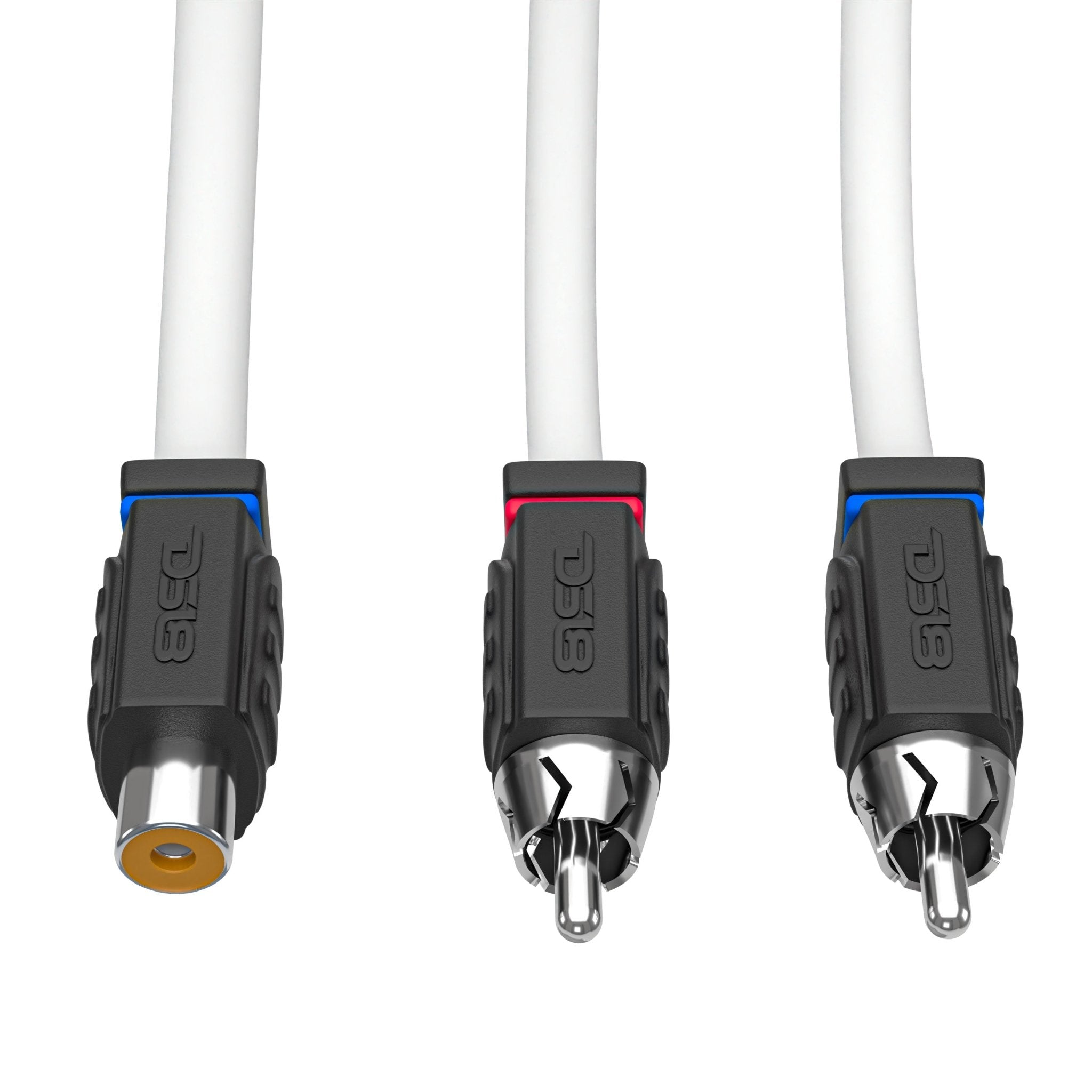 DS18 Marine Tinned OFC RCA Cable - 1 Female to 2 Male (MOFCR-1F2M)
