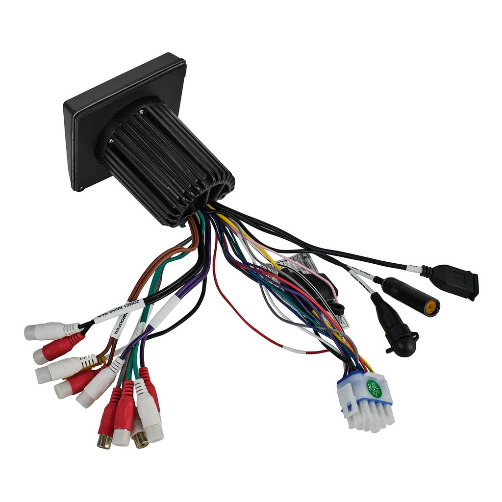 DS18 MRX150 2 Zone Marine and Powersports Head Unit with 3" Color TFT Display and Bluetooth - 4 x 40W (MRX150)