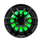 DS18 HYDRO 10" 2-Way Marine Speakers with Bullet Tweeters and Integrated RGB LED Lights - Black (NXL-10/BK)