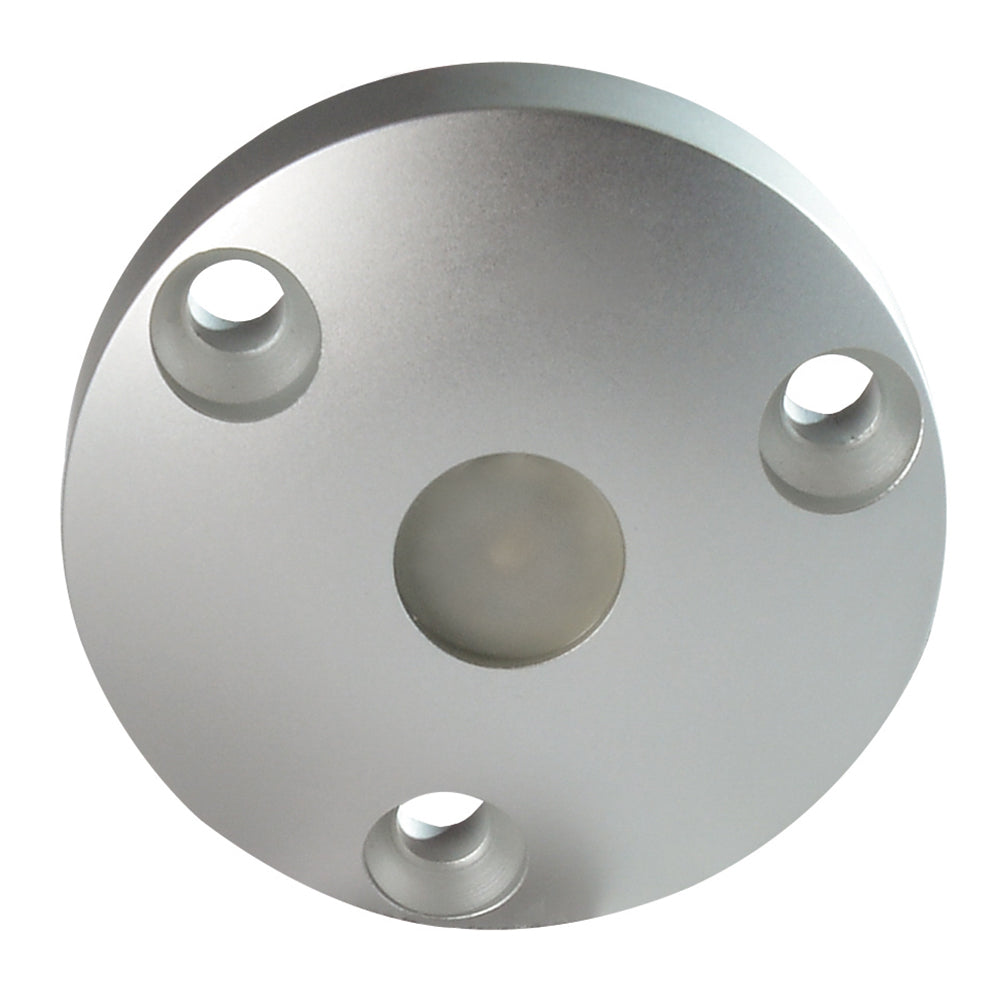 Lumitec High Intensity "Anywhere" Light - Brushed Housing - Blue Non-Dimming (101034)