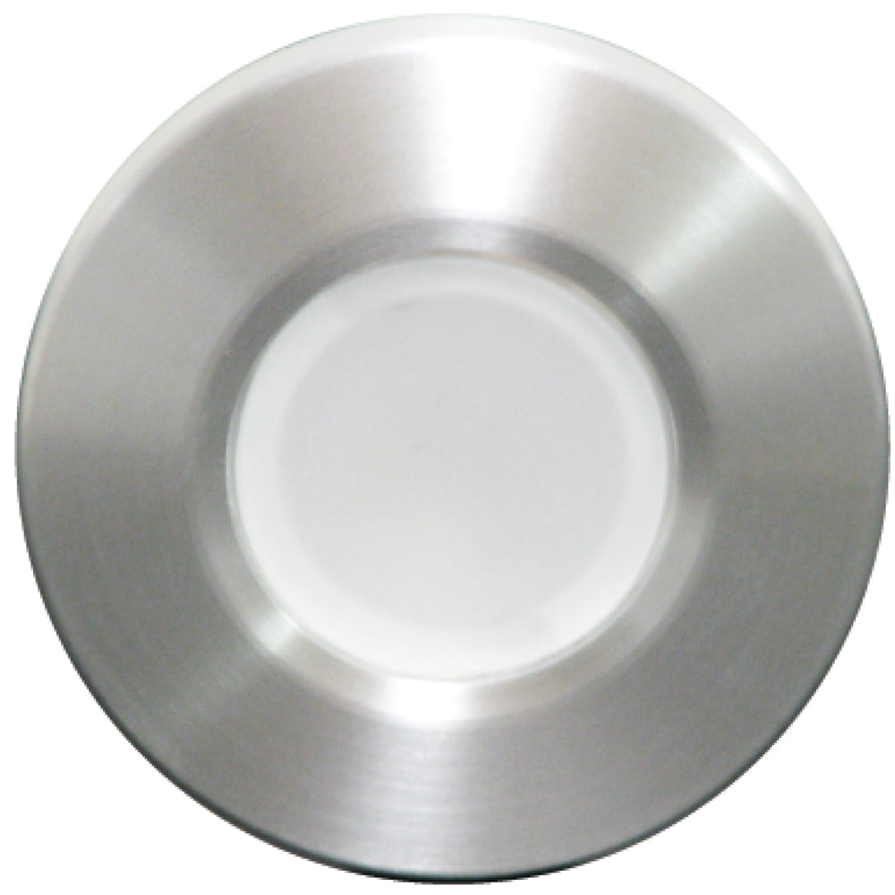 Lumitec Orbit - Flush Mount Down Light - Brushed Finish - 3-Color Blue/Red Non Dimming with White Dimming Light (112508)