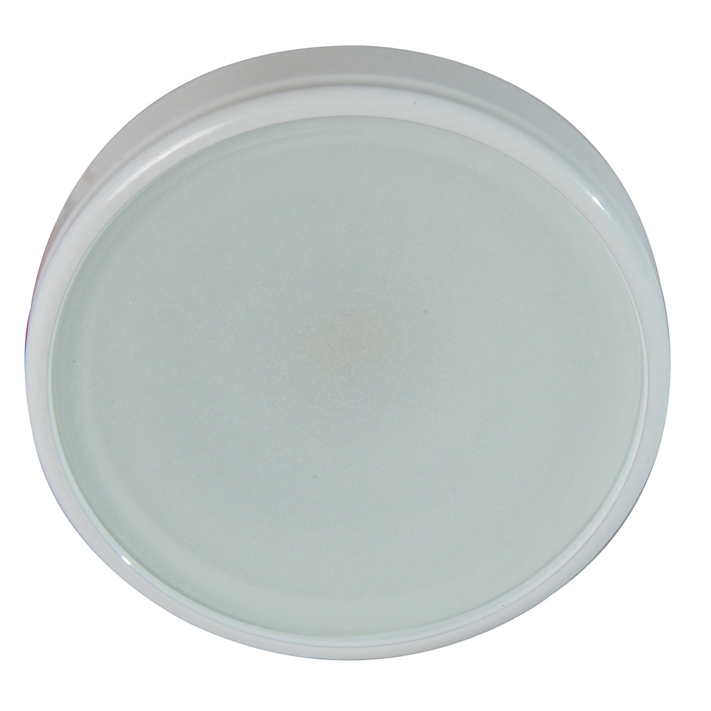 Lumitec Halo - Flush Mount Down Light - White Finish - 4-Color - White/Blue/Red/Purple Non-Dimming (112820)