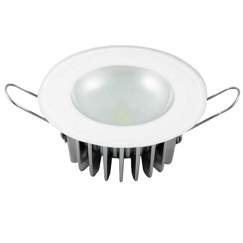 Lumitec Mirage - Flush Mount Down Light - Glass Finish - 3-Color Red/Blue Non Dimming with White Dimming (113198)
