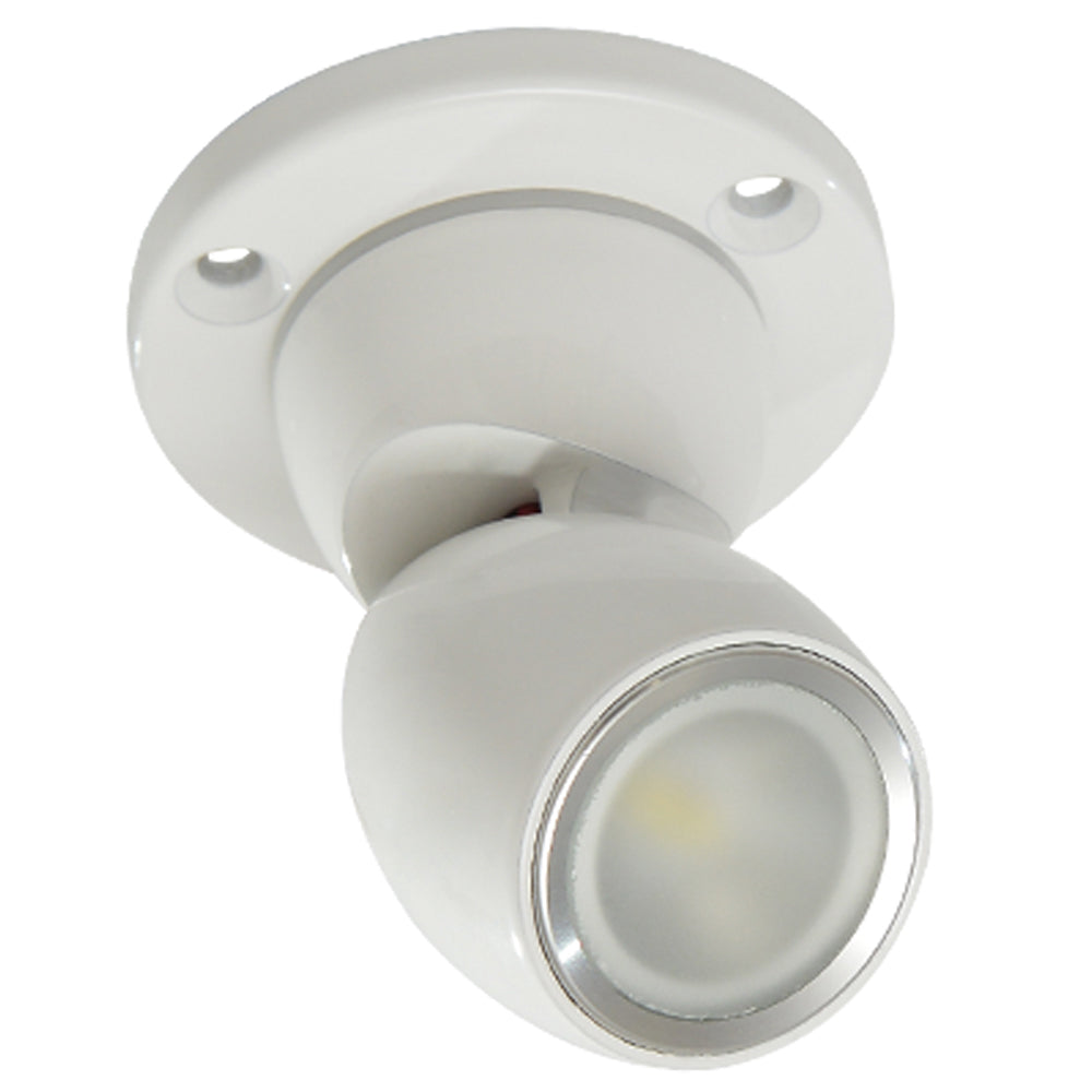 Lumitec GAI2 White Dimming/Red & Blue Non-Dimming Heavy Duty Base - White Housing (111802)