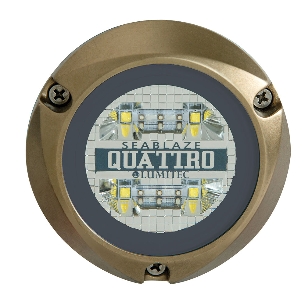 Lumitec SeaBlaze Quattro LED Underwater Light - Dual Color - White/Blue (101511)