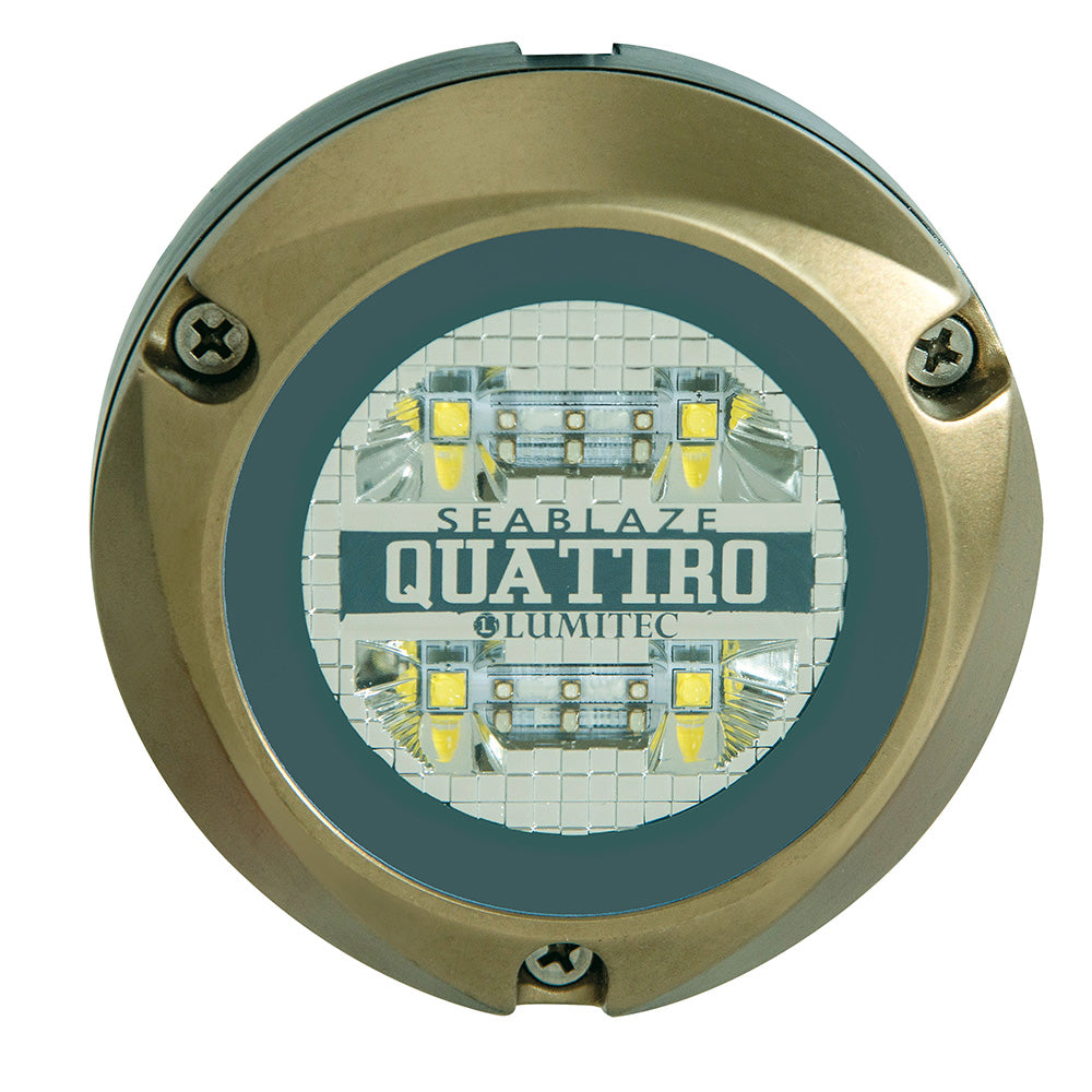 Lumitec Zambezi Quattro Surface Mount Underwater Light - White/Blue (101459)