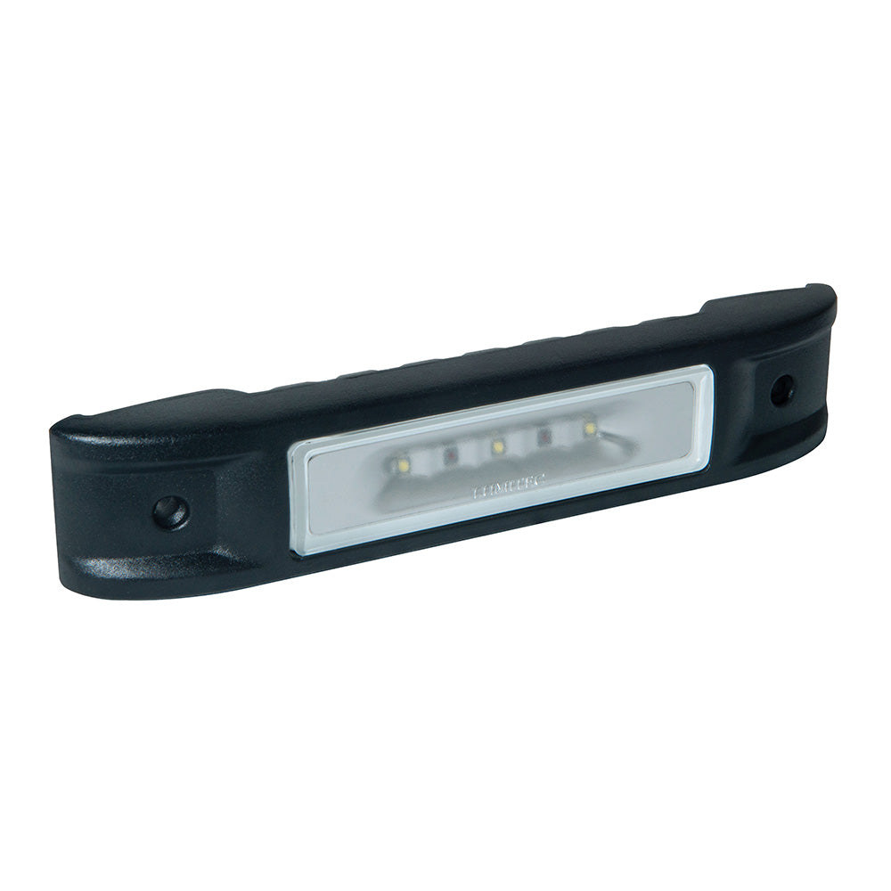 Lumitec Ibiza LED Engine Room Light - Non-Dimming White - Black Finish (101532)