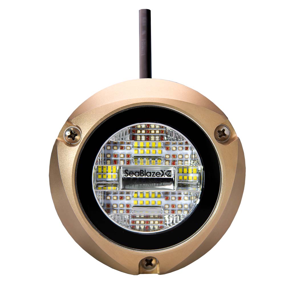 Lumitec Zambezi X2 Surface Mount Underwater Light - White & Blue (101708)