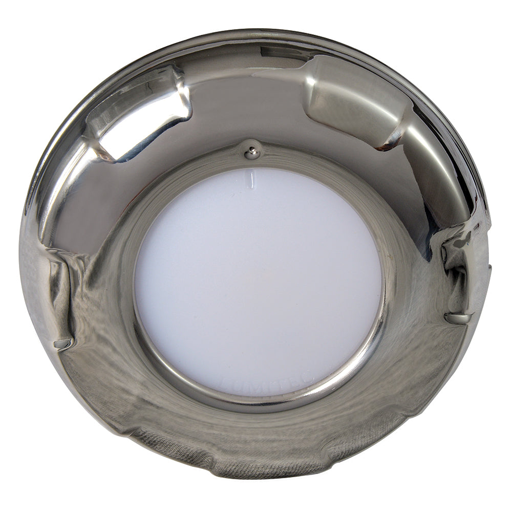 Lumitec Aurora - LED Dome Light - Polished SS Finish - White Dimming (101137)