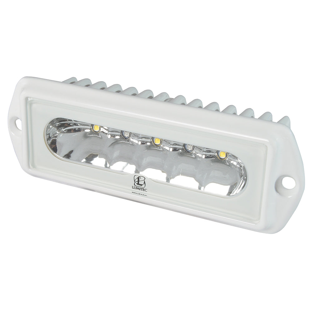Lumitec Capri2 - Flush Mount LED Flood Light - 2-Color White/Blue Dimming (101099)