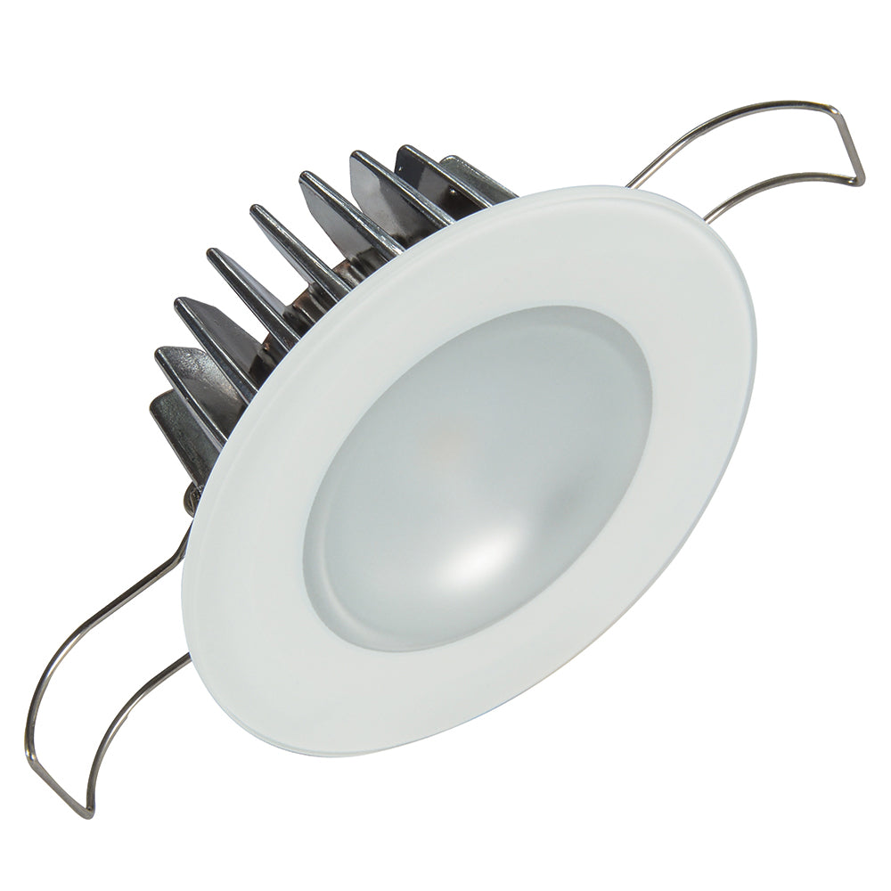 Lumitec Mirage - Flush Mount Down Light - Glass Finish/No Bezel - 4-Color Red/Blue/Purple Non Dimming with White Dimming (113190)
