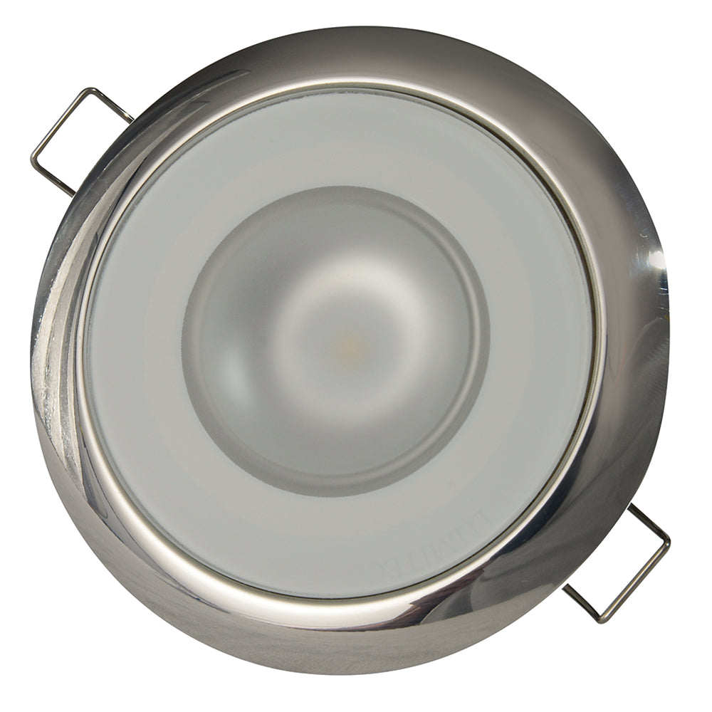 Lumitec Mirage Flush Mount Down Light Spectrum RGBW - Polished Bezel (113117)