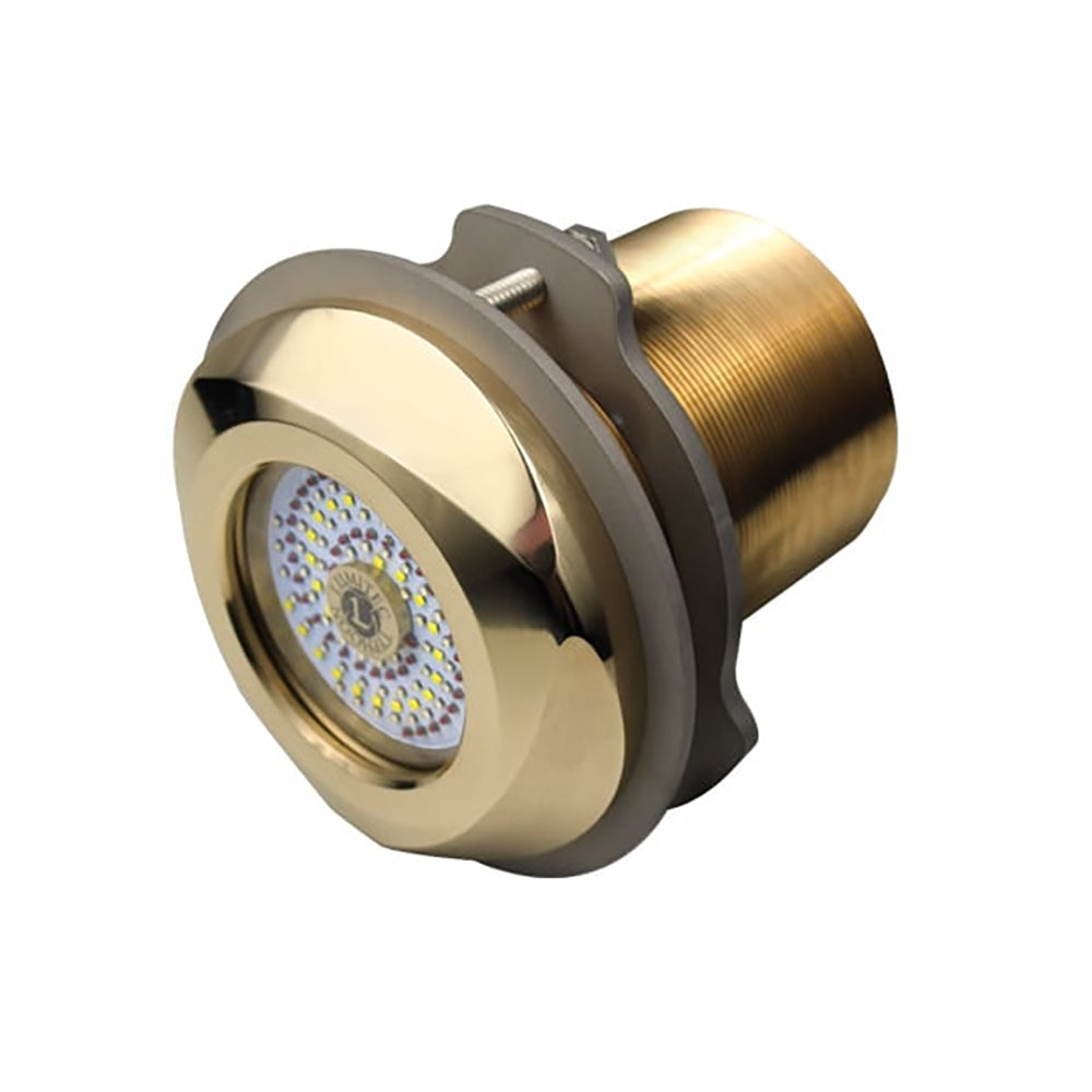 Lumitec SeaBlaze Typhoon Underwater Bronze Thru-Hull LED Light - White/Blue (101448)